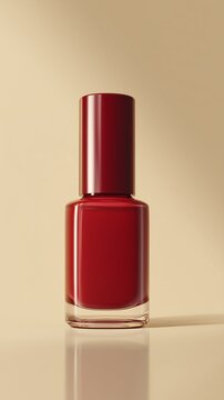 red nail polish