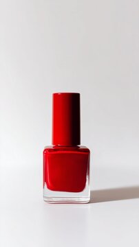 red nail polish