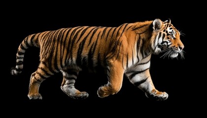Obraz premium Tiger in motion
