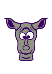 rhinoceros animaux rigolo face cartoon