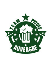 auvergne team picole biere logo humour alcool