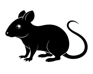 Mouse Silhouette Vector Design, Mouse SVG, Mouse Icon