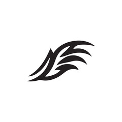 silhouette of a black and white tattoo design