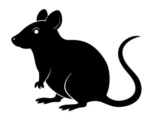 Mouse Silhouette Vector Design, Mouse SVG, Mouse Icon