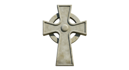 Isolated Celtic Cross