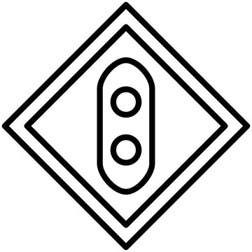 recommend clip art:  traffic signs traffic lights - outline icon