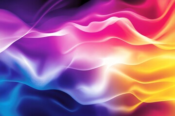 Fototapeta premium Abstract Flowing Color Illustration - Symbolizing energy, fluidity, transition, harmony, and vibrancy. A dynamic and colorful abstract background