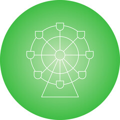 Ferris Wheel icon vector illustration