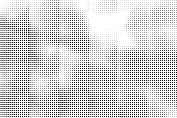 Halftone Vector Design – Monochrome Dotted Texture with Vintage Look