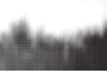 Halftone Vector Design – Monochrome Dotted Texture with Vintage Look