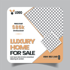 Real Estate Sale Agency Social Media Post Templates
