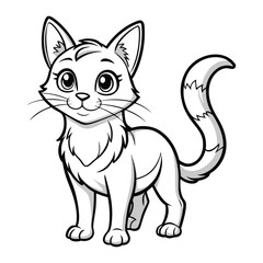 coloring book cat