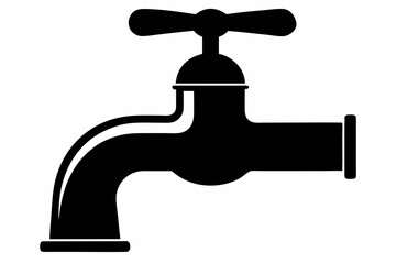 mirror silhouette vector illustration