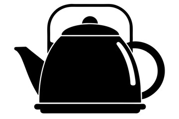 hand mirror silhouette vector