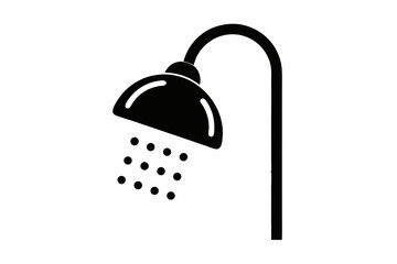 Showerhead Silhouette Vector Illustration