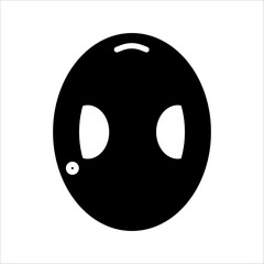 Fototapeta premium Lifebuoy Outline Icon. Lifeguard Line Art Logo. Vector Illustration. Isolated on White Background. Editable Stroke