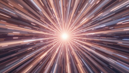 Dynamic light burst event cosmic phenomenon digital art space environment abstract viewpoint energy and motion concept for science enthusiasts