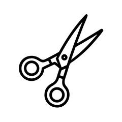 Scissors Icon for Creativity and Crafting Topics