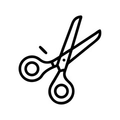 Scissors Icon for Creativity and Crafting Topics