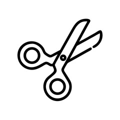 Scissors Icon for Creativity and Crafting Topics