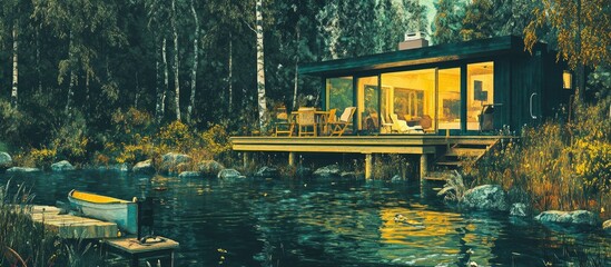 Serene Lakeside Cabin