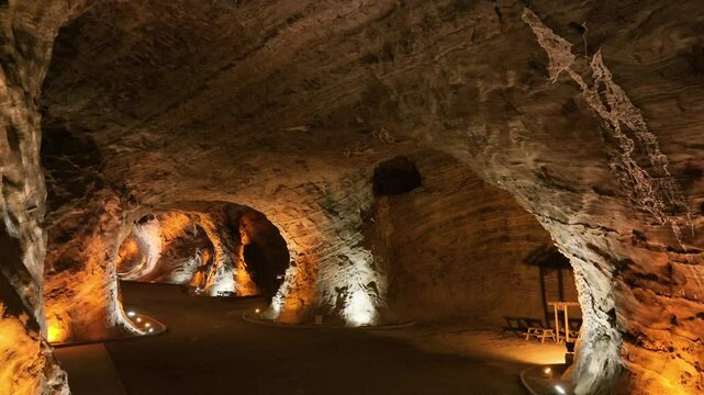 Tuzluca Salt Cave (Tuzluca Tuz Mağarası) Drone Video, Iğdır Turkiye (Turkey) 