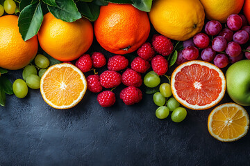  A variety of fruits such as apples, bananas, strawberries, and citrus can be enjoyed raw, in smoothies, or as an addition to dishes, providing a refreshing taste and nutritional value.


