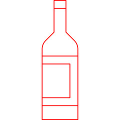 Drink Bottle icon single vector illustration