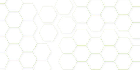 Abstract white background. Luxury white pattern with hexagons. abstract 3d hexagonal background. modern background with hexagons. Geometric mesh cell texture. modern futuristic wallpaper.