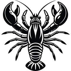 Adobe Illustrator ArtworkVector drawing of a lobster