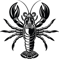 Adobe Illustrator ArtworkVector drawing of a lobster