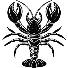 Adobe Illustrator ArtworkVector drawing of a lobster