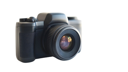 Compact Camera: Professional Photography Gear Isolated on White Background