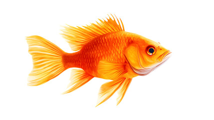 Regal King Fish: Majestic Image Isolated on White Background for Professional Projects