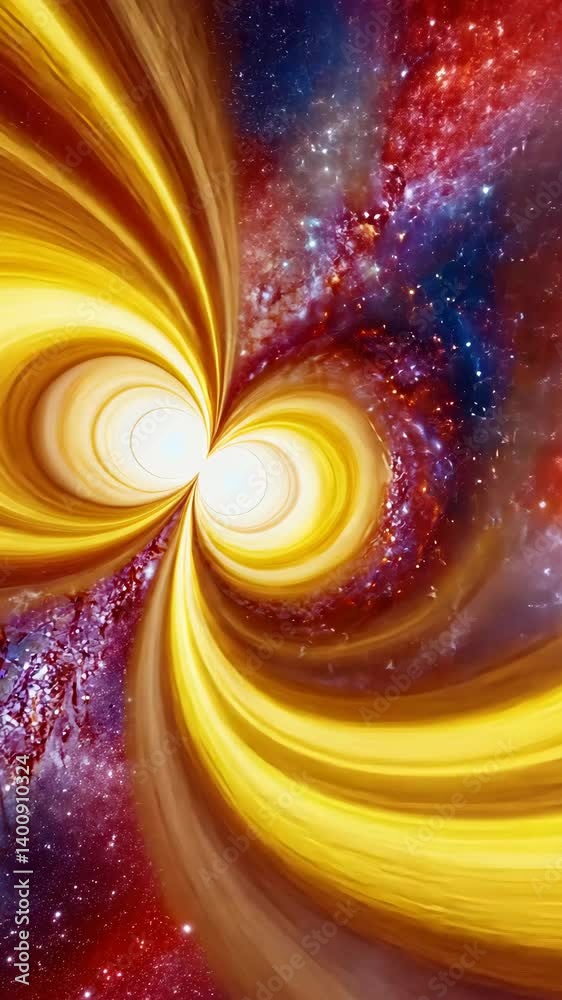 Canvas Prints intricate cosmic vortex: an abstract exploration of interstellar space and energy