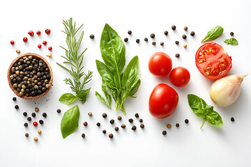 Various types of vegetables, such as carrots, broccoli, tomatoes, and spinach, provide many nutritional values and can be consumed raw, cooked, or roasted.


