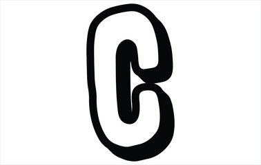 Obraz premium Elegant Letter C logo Vector Template Initial Letter C Logo Design. Creative And Modern C logo