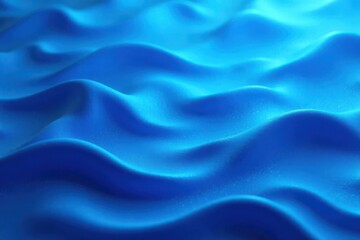 Fototapeta premium Wavy blue abstract background with gentle ripples, abstract art, bluish hue