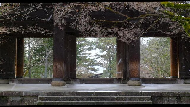 京都 南禅寺の冬景色