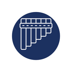 Flute Icon Vector Stock Illustration