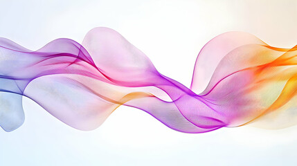 Abstract Colorful Flowing Waves