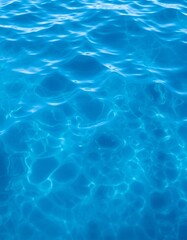 Fototapeta premium Textured Water Background Blue Color Abstract