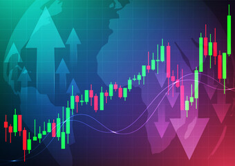 Business financial background. Stock forex market investment concept. Design for Sstock market chart forex grapheconomy finance graph and technology.