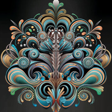 abstract fractal background
