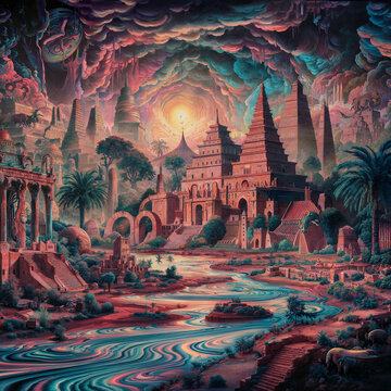 psychedelic temples