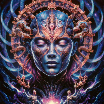 the mask of the indian god