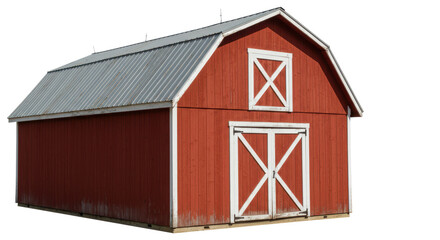 Isolated Red Barn © Anna