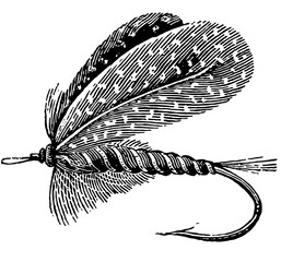 Fishing Vintage Vector Illustration