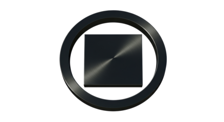 Isolated Stop Button