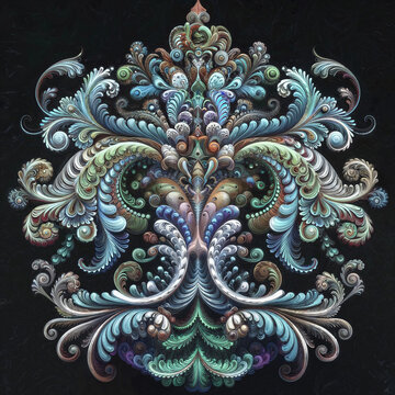 abstract fractal background